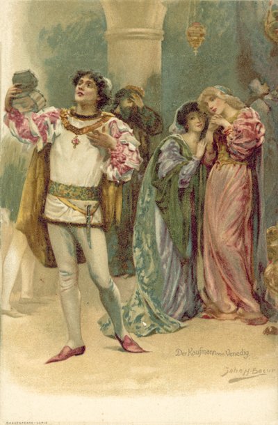 Illustration for The Merchant of Venice by after John Henry Frederick Bacon