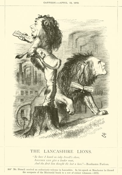 The Lancashire Lions by after John Tenniel