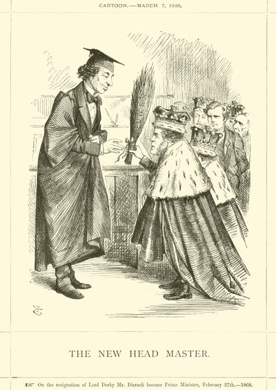 The New Head Master by after John Tenniel
