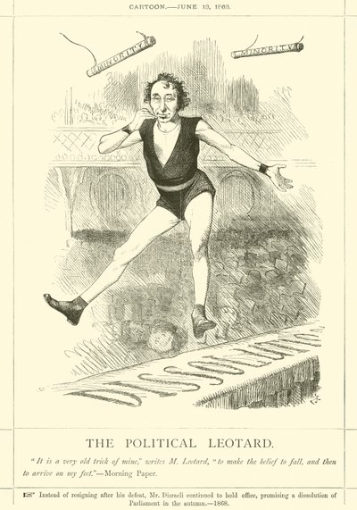 The Political Leotard by after John Tenniel