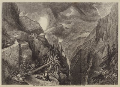 The Battle of Fort Bard by after Joseph Mallord William Turner