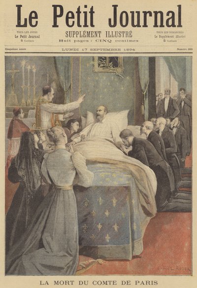 Death of Prince Philippe, Count of Paris by after Lionel Royer