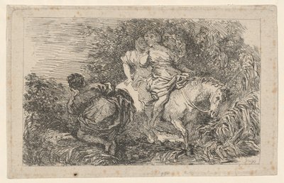 The Flight of Cloelia by after Livio Mehus Jean Honoré Fragonard