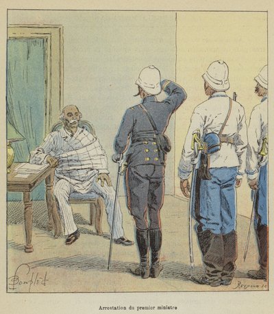 Arrest of the prime minister by after Louis Charles Bombled