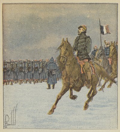 Chanzy and His Staff Survey the Battle Line Before the Battle of December 8 by after Louis Charles Bombled