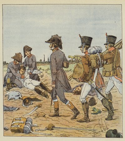 Military Surgeons and Nurses by after Louis Charles Bombled