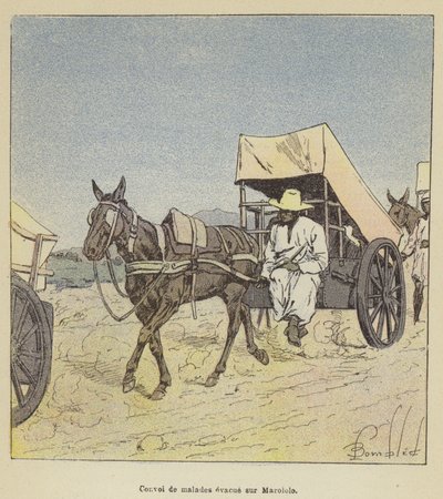 Convoy of Sick Evacuated to Marololo by after Louis Charles Bombled