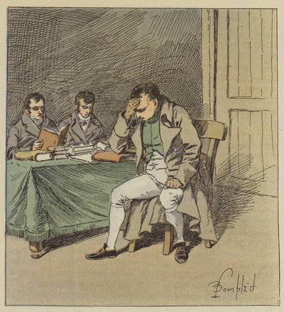 And Napoleon kept silent for a few moments, his head resting on one of his hands by after Louis Charles Bombled