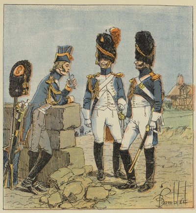 Imperial Guard, Grenadiers, Undress, Full Dress, Campaign Dress by after Louis Charles Bombled