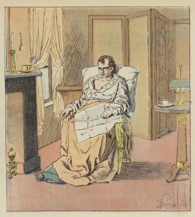 The Emperor Very Indisposed by after Louis Charles Bombled