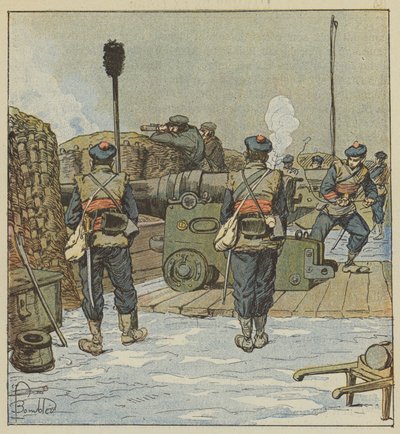 The Marine Battery of Chevilly by after Louis Charles Bombled