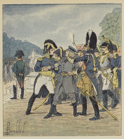 General Rapp has Stabs, who wanted to assassinate the Emperor, arrested by a gendarme by after Louis Charles Bombled