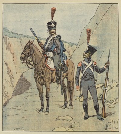 The provinces bordering the Turks had Croatian regiments by after Louis Charles Bombled