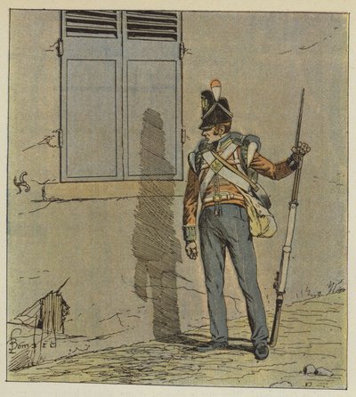 The Sentinels Will Be Posted at Night to Touch the House by after Louis Charles Bombled