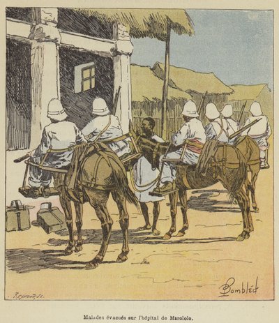 Sick Evacuated to the Marololo Hospital by after Louis Charles Bombled