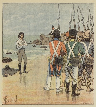 Death of Murat by after Louis Charles Bombled