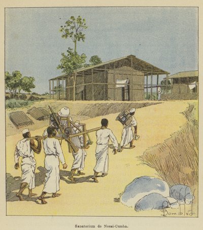 Sanatorium of Nossi-Cumba by after Louis Charles Bombled