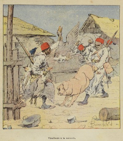 Sharpshooters Marauding by after Louis Charles Bombled