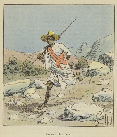 A Courier of the Queen by after Louis Charles Bombled