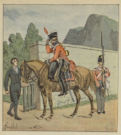An ordinance on horseback comes to Longwood to ask for Le Sage