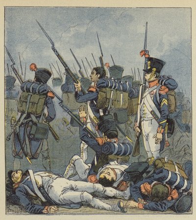 Wagram was cited to him as a bloody battle by after Louis Charles Bombled