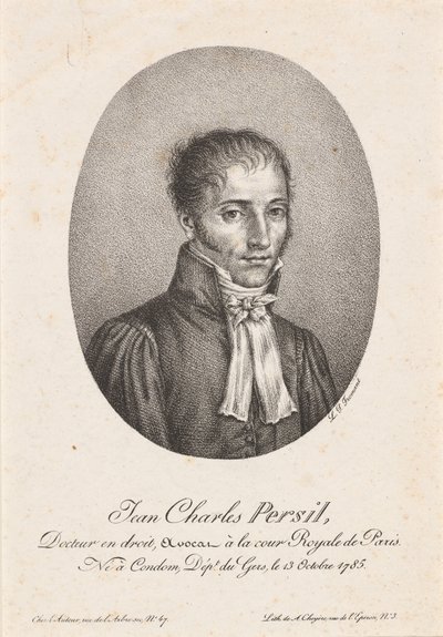 Jean Charles Persil by after Louis Pierre Froment after Honoré Daumier