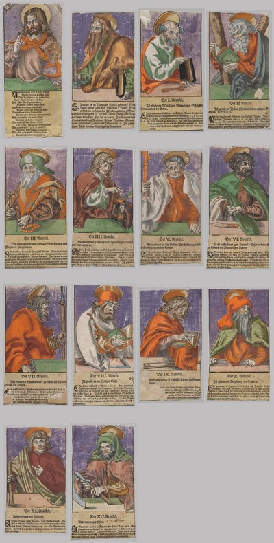 Christ, the Twelve Apostles, and Saint Paul by after Lucas Cranach the Elder