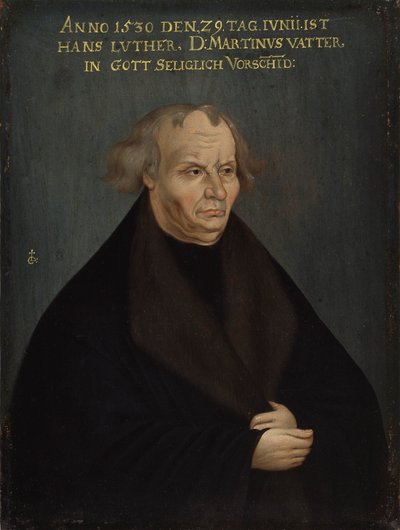 Portrait of Hans Luther by after Lucas Cranach the Elder