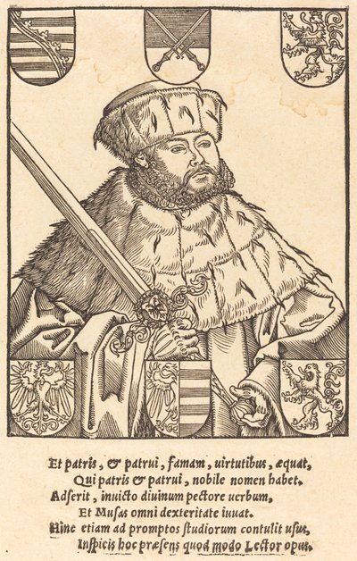 John Frederic the Magnanimous, in Electoral Robes (right) by after Lucas Cranach the Younger