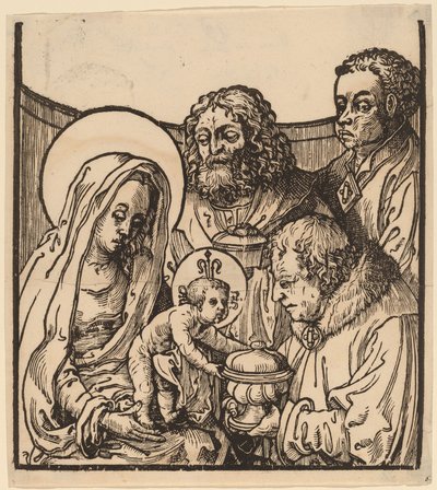The Adoration of the Magi by after Lucas van Leyden