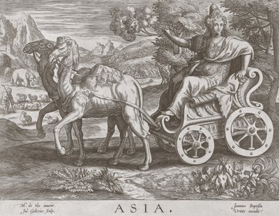Asia from The Four Continents by after Maarten de Vos