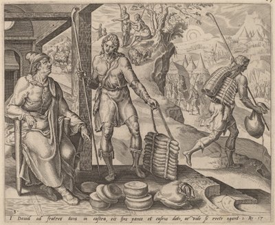 Jesse Sending David to the Camp by after Maerten van Heemskerck