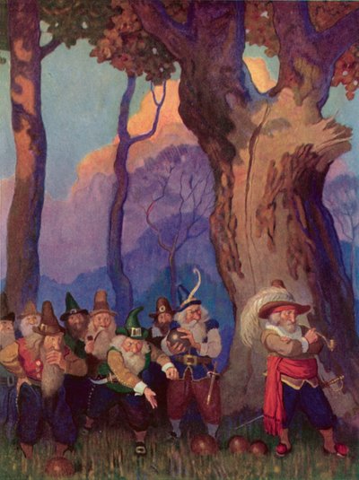 Illustration for Rip Van Winkle by after Newell Convers Wyeth