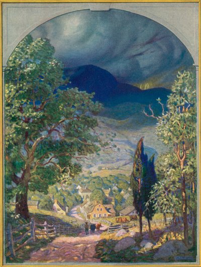 Illustration for Rip Van Winkle by after Newell Convers Wyeth