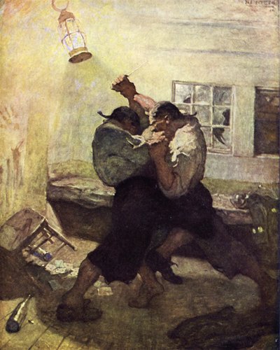 Illustration for Treasure Island by after Newell Convers Wyeth