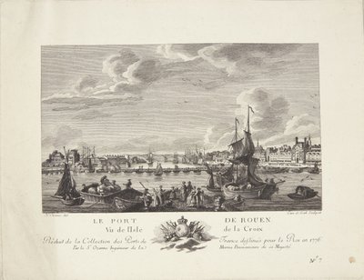 Rouen Harbor (Le port de Rouen) by after Nicolas Marie Ozanne