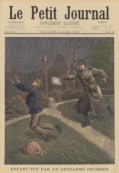 A Child Killed by a Prussian Policeman by after Oswaldo Tofani
