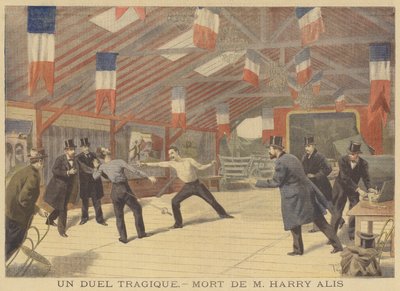 A Tragic Duel. The Death of Harry Alis by after Oswaldo Tofani