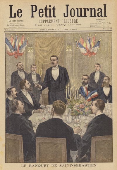 Banquet at San Sebastian by after Oswaldo Tofani