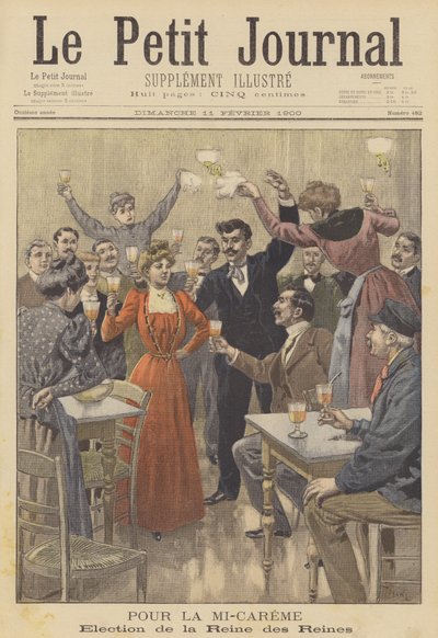 Election of the Mid-Lent Queen of Queens by after Oswaldo Tofani