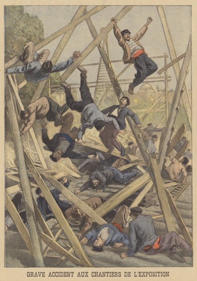Serious Accident on the Site of the Exposition Universelle of 1900 by after Oswaldo Tofani