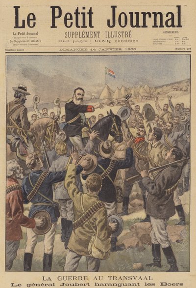 The Boer General Joubert Addressing His Troops by after Oswaldo Tofani