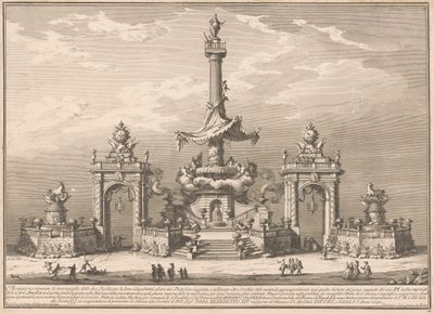 The Seconda Macchina for the Chinea of 1752: The Banquet of the Gods in Villa Carl