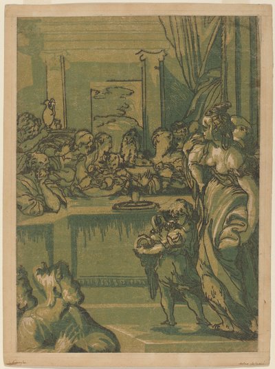 The Presentation in the Temple by after Parmigianino after Giuseppe Porta