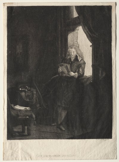 Portrait of Jan Six by after Rembrandt van Rijn