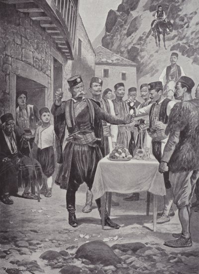 A Montenegrin Easter Custom by after Richard Caton II Woodville