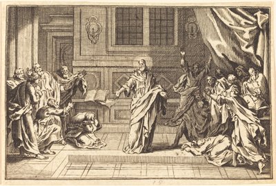 Christ Appearing to His Disciples by after Sébastien Le Clerc I