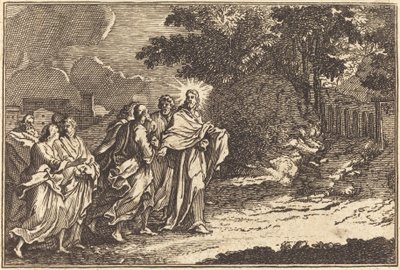 Christ Arrives on the Mount of Olives by after Sébastien Le Clerc I