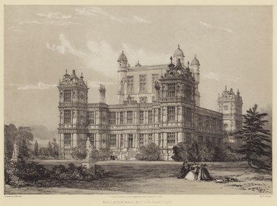 Wollaton Hall, Nottinghamshire by after Thomas Allom