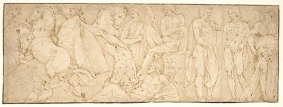 The Fall of Phaeton. After an Antique Sarcophagus by after Ubekendt Ubekendt